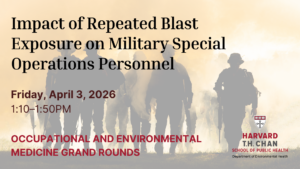 Impact of Repeated Blast Exposure on Military Special Operations Personnel