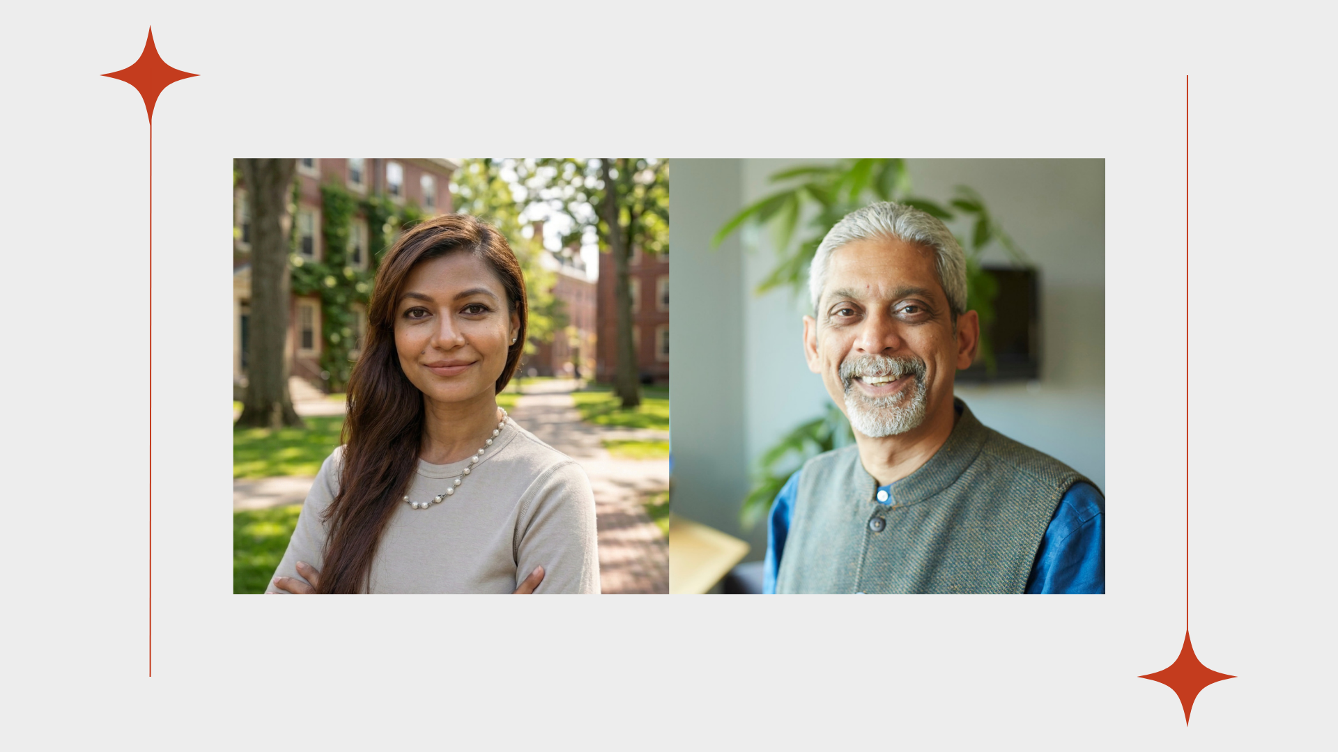 Anuska Kalita and Vikram Patel.