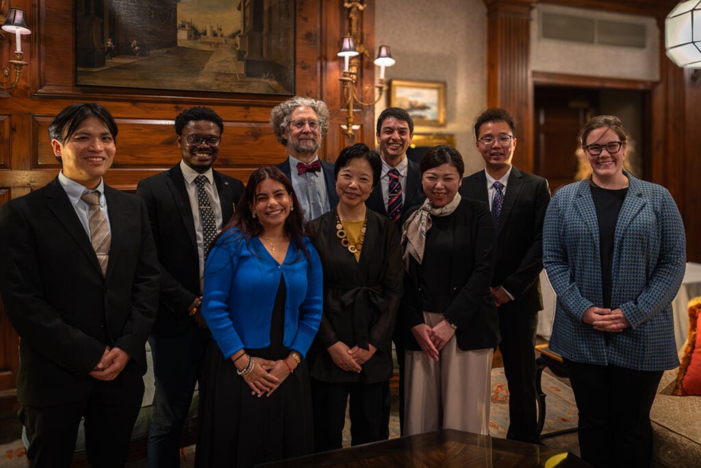 Group of professionals in formal attire