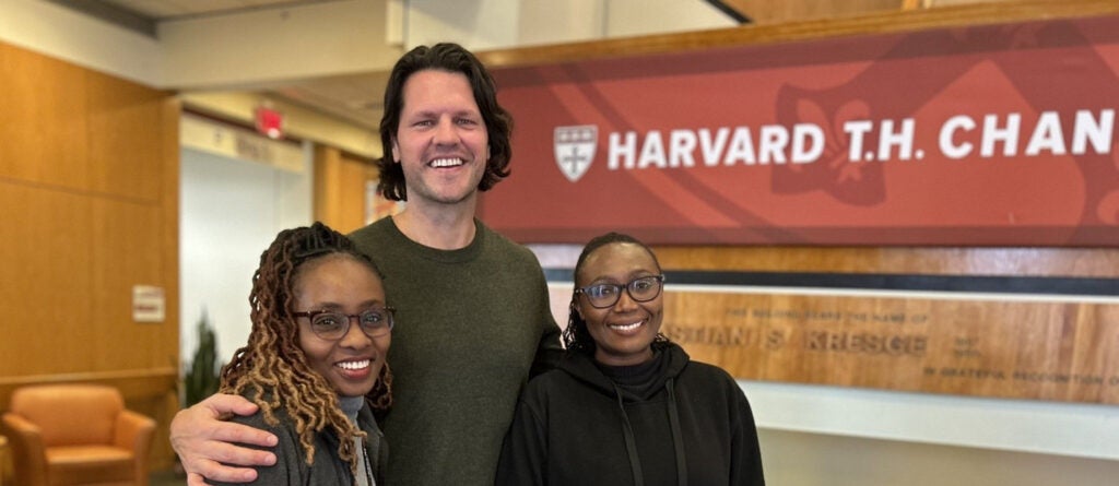 Pictured left to right: Twambo Nambao, Jake Wheeler and Moono Hansombo