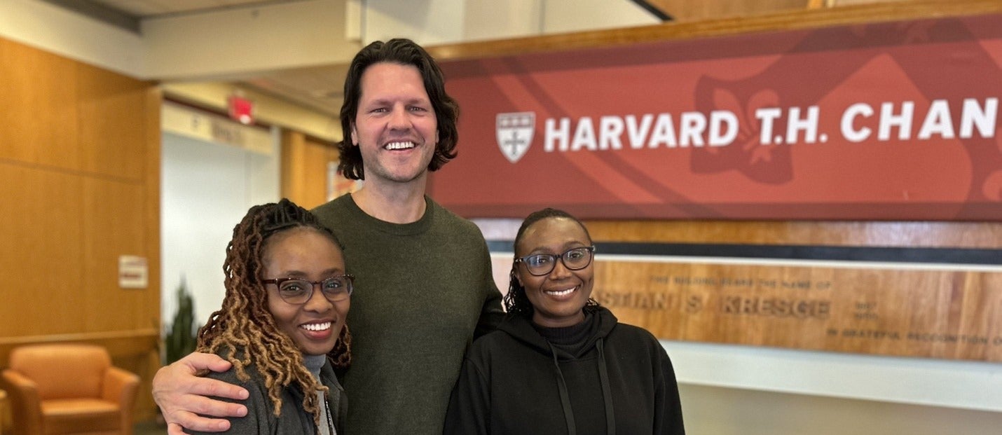 Pictured left to right: Twambo Nambao, Jake Wheeler and Moono Hansombo