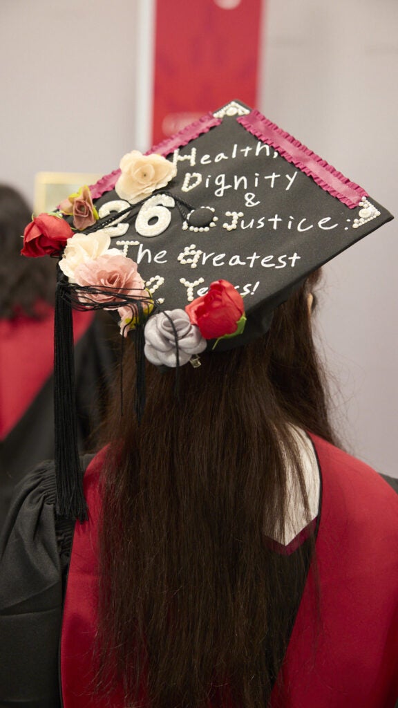 A decorated cap