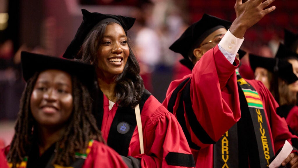 Graduates processing