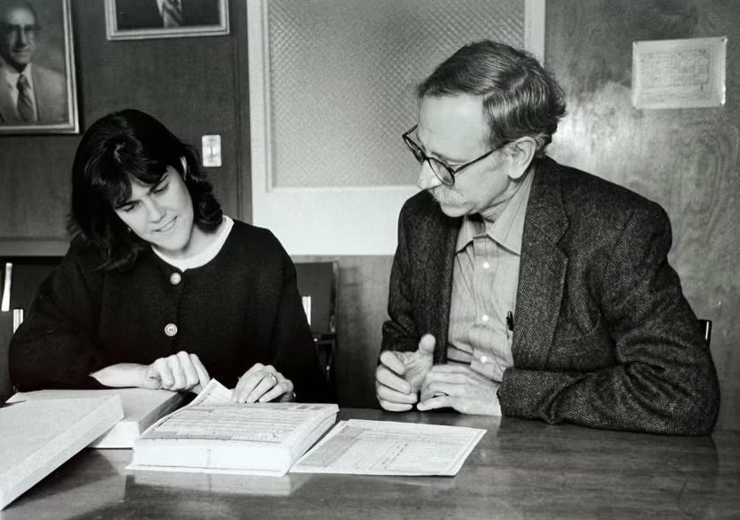 Betsy Frost-Hawes and Walter Willett of the HPFS team