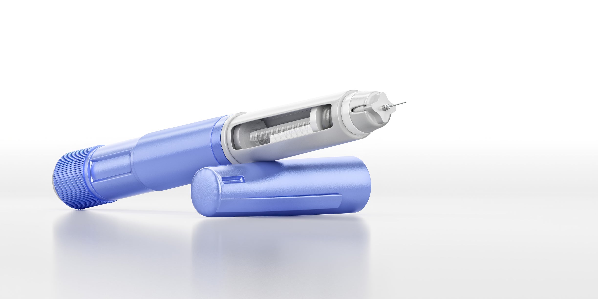 GLP-1 medication in the form of a pen.