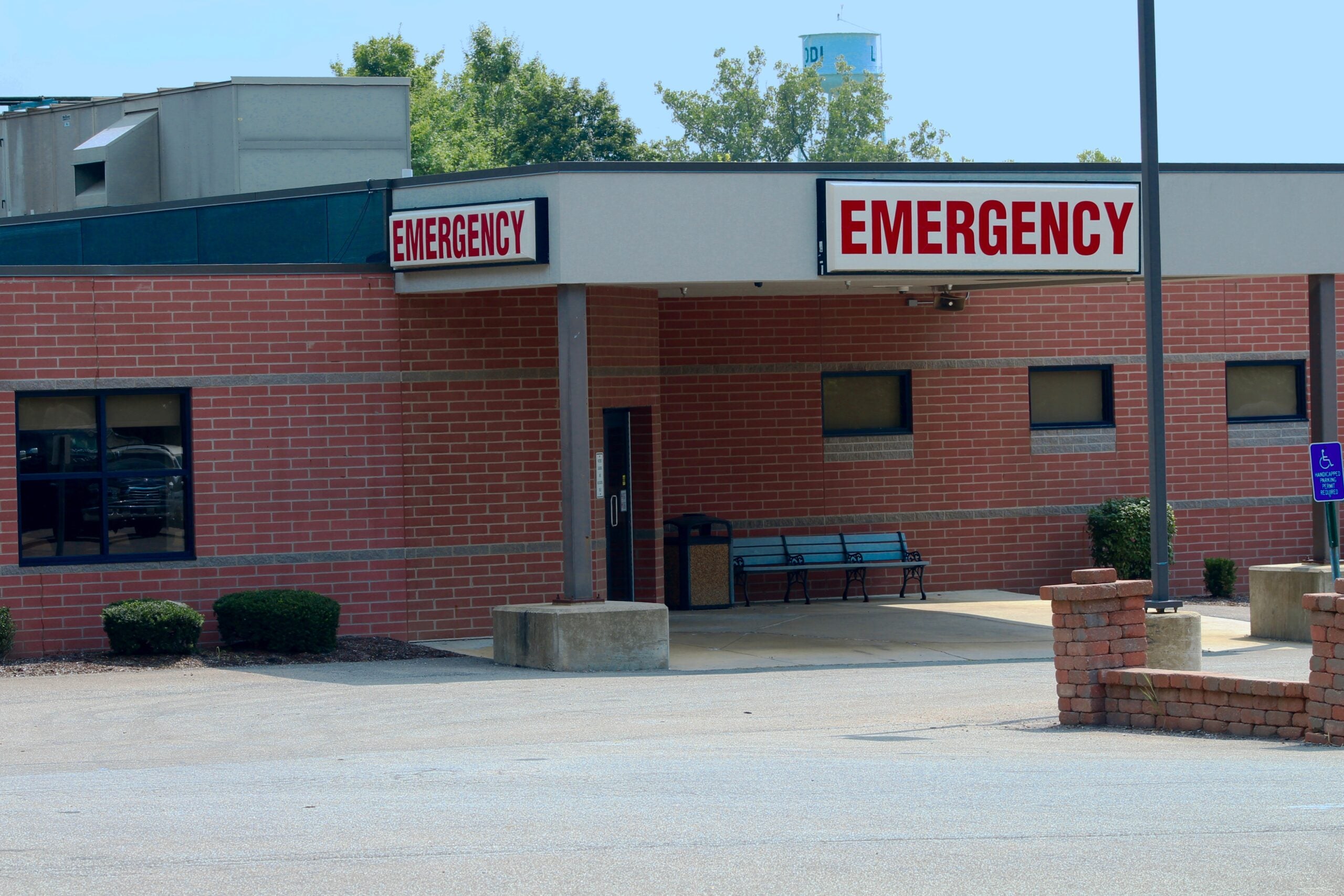 Rural hospital emergency room illustrating the impact of surgical hospital closures.