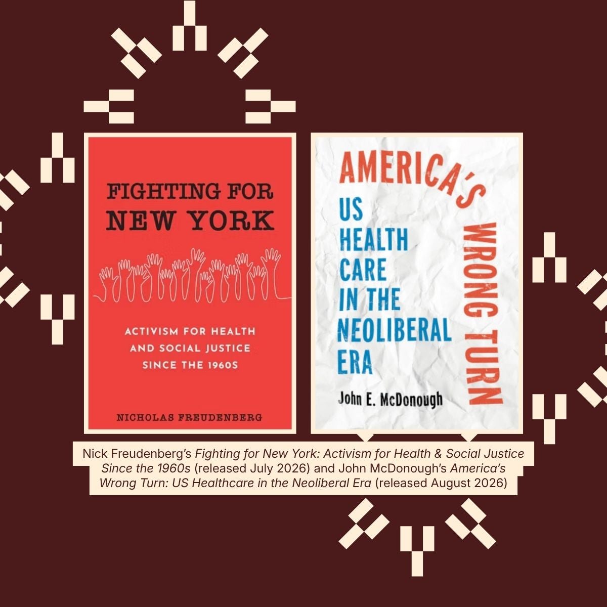 Graphic showing both book covers