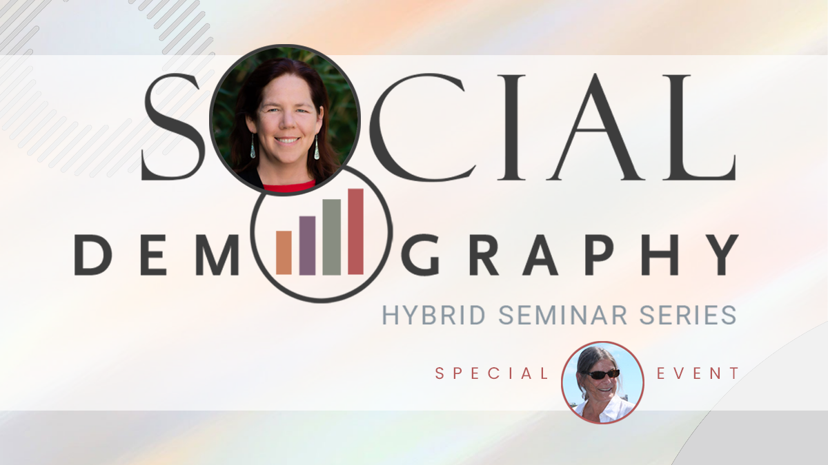 SDS logo with Headshot of Maria Glymour