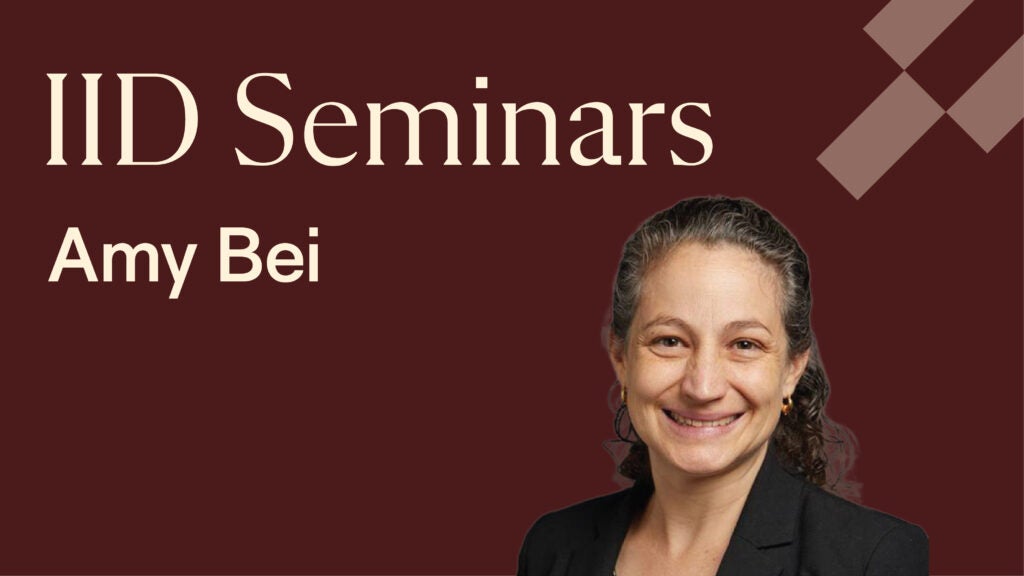Decorative - IID Seminars - Amy Bei