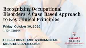 Recognizing Occupational Disorders: A Case-Based Approach to Key Clinical Principles
