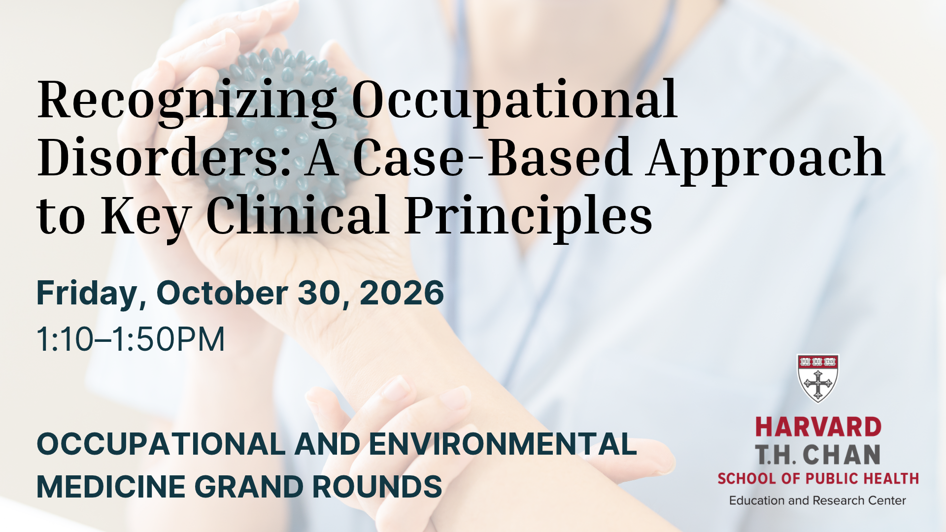 Recognizing Occupational Disorders: A Case-Based Approach to Key Clinical Principles