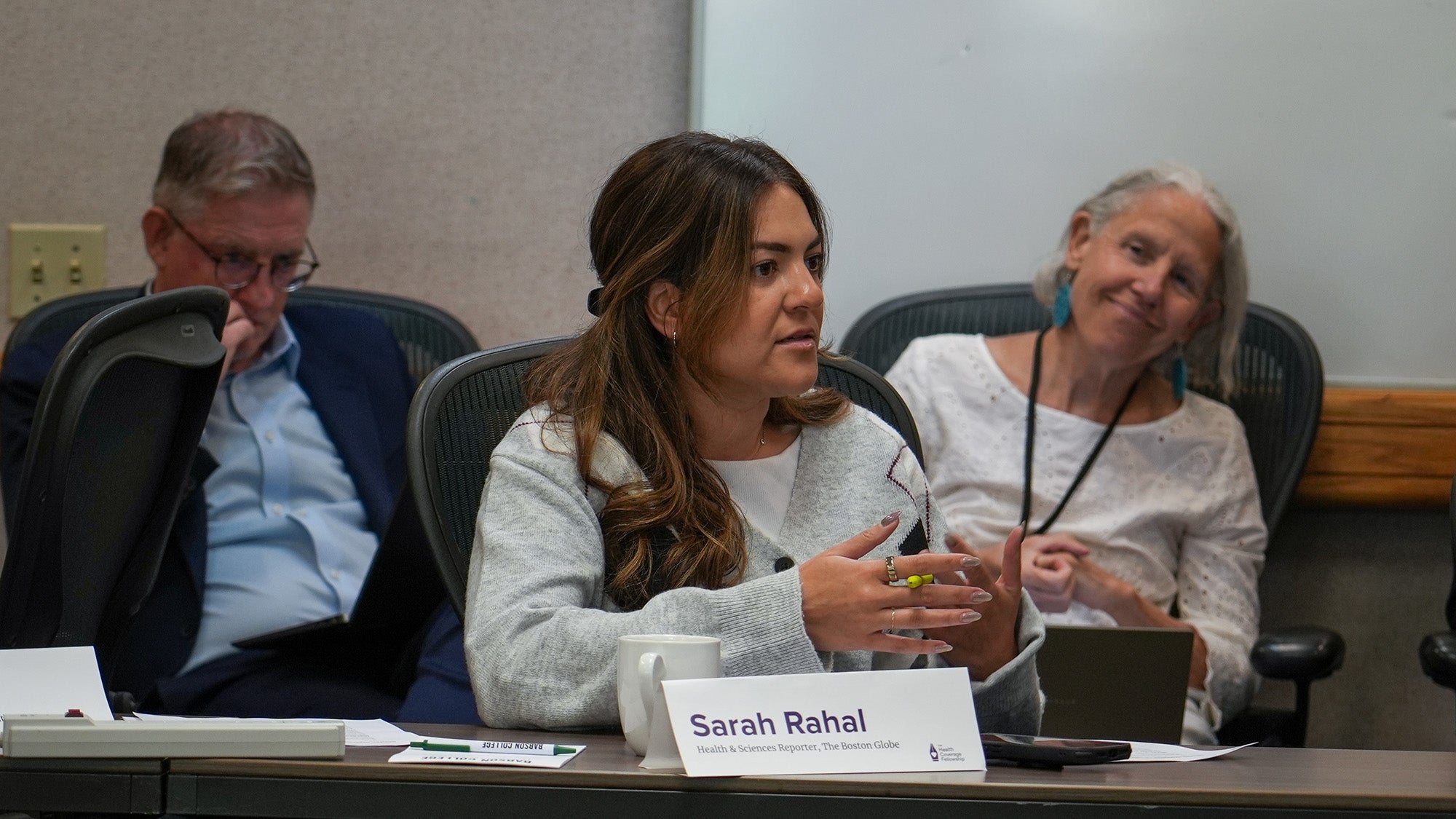 Sarah Rahal of the Boston Globe